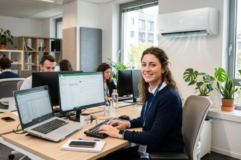 condizionatore in ufficio