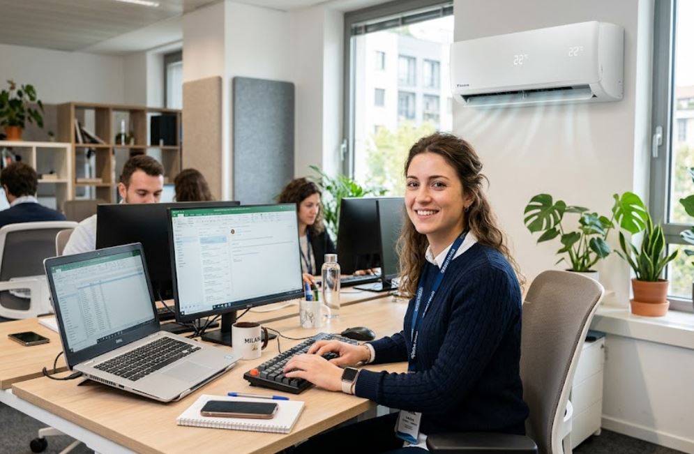 condizionatore in ufficio
